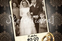 Cartoline Segnaposto nozze d’oro “il 1959…”